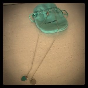 Tiffany two heart necklace